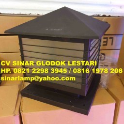 Lampu Taman Pilar Pagar Outdoor Minimalis LPS MM10